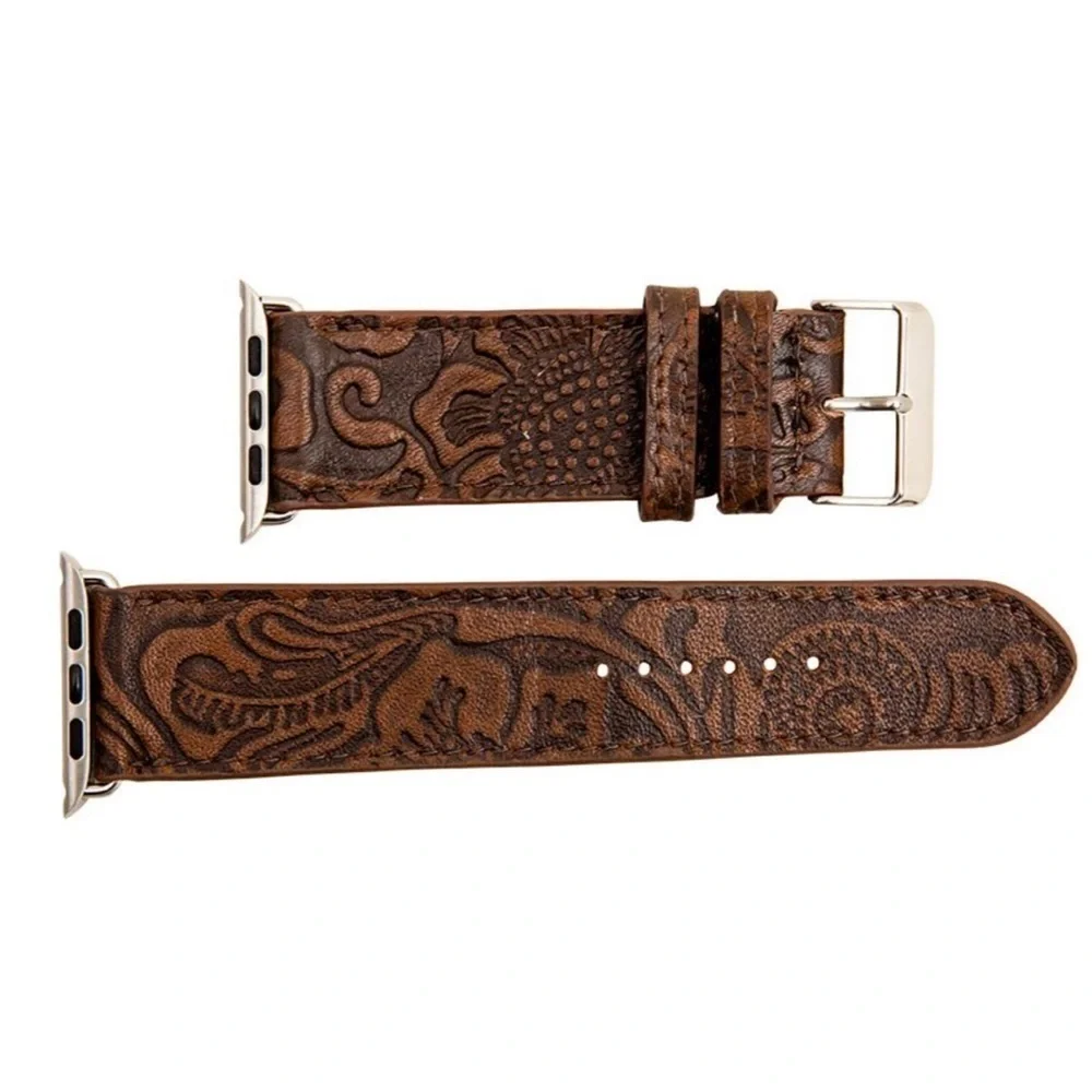 Genuine leather Apple Watch bands, snakeskin, hairon, plain leather and more - Picture 5 of 14